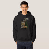 Veste À Capuche Loup et lune (Devant entier)