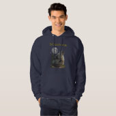 Veste À Capuche loup et lune (Devant entier)