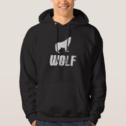 Veste À Capuche Loup Loup (Devant)