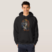 Veste À Capuche loups canis+lupis amants (Devant entier)