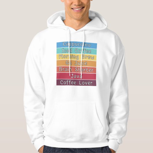Veste À Capuche Louveur de café (Devant)