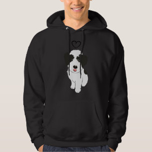 Veste À Capuche Love Black And White Whoodle Wheaten Terrier Poodl