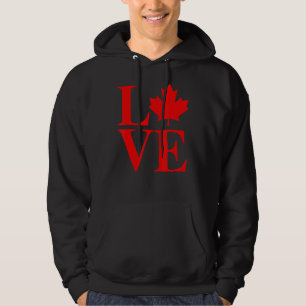 Veste À Capuche Love Canada Maple Leaf 2022 Journée Vintage du Can
