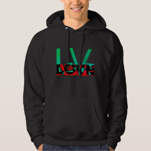Veste À Capuche Love Design - Édition Rétro Verte