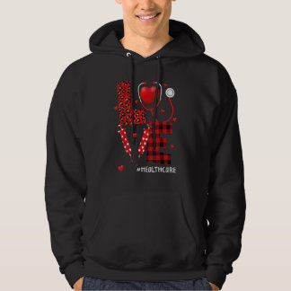 Veste À Capuche Love Healthcare Worker Nurse Cute Heart Valentines