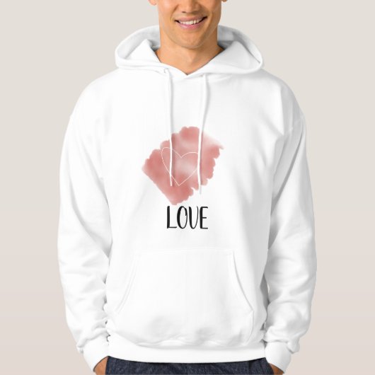 Veste À Capuche Love Heart Sweatshirt (Devant)