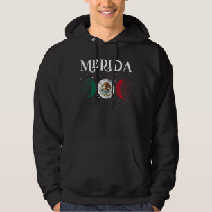 Veste À Capuche Love Merida Mexique Vacances Mexique Drapeau 1