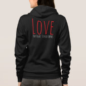 Veste À Capuche Love - One Heart. Seven Forms T-Shirt (Dos)
