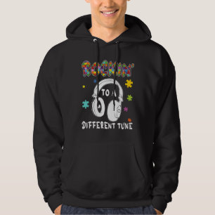 Veste À Capuche Love Rock Music Special Puzzle Sensibilisation sur