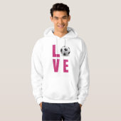 Veste À Capuche Love Soccer (Devant entier)