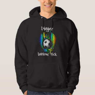 Veste À Capuche Love Soccer Player Rainbow Flick Funny Boys Girls