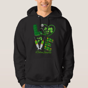 Veste À Capuche Love St Patrick S Future Nurse Life Irish Shamroc