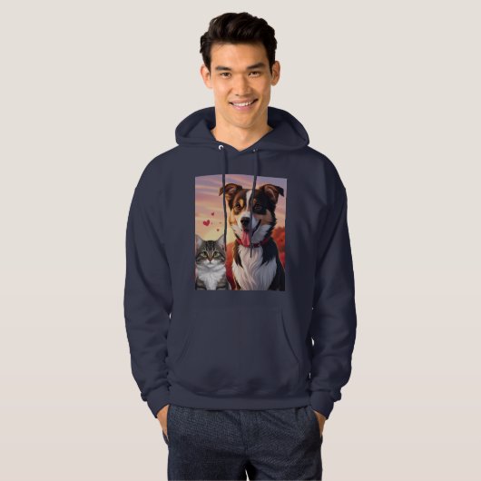 Veste À Capuche "Love Unleashed" (Devant entier)