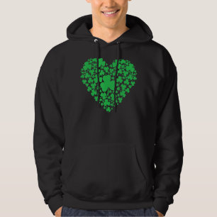 Veste À Capuche Loveicon Green Shamrock St Patrick's Day Irish