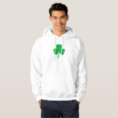 Veste À Capuche Lucky Four Leaf Clover homme femme Unisex Tee swea (Devant entier)