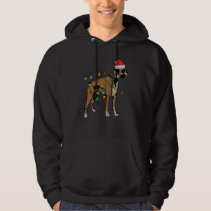 Veste À Capuche Lumières de chapeau de Santa Boxer Vêtements de No