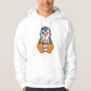 Veste À Capuche Lunettes de cinéma Penguin Coupe de boisson
