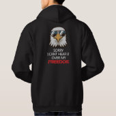 Veste À Capuche Lunettes de soleil Funny Eagle Liberté (Dos)