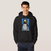 Veste À Capuche Lunettes de soleil Penguin Oiseau sauvage Oiseau m (Devant entier)