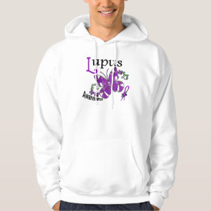 Veste À Capuche Lupus du papillon 2 en verre souillé