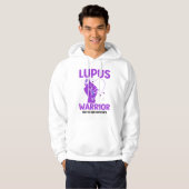 Veste À Capuche LUPUS WARRIOR Purple Ribbon Sensibilisation (Devant entier)