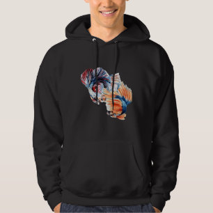 Veste À Capuche Lutter contre le poisson Betta Fish Combattre
