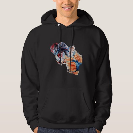 Veste À Capuche Lutter contre le poisson Betta Fish Combattre (Devant)