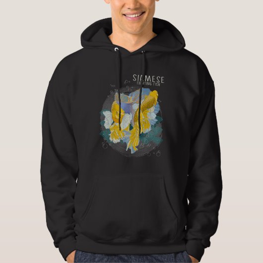 Veste À Capuche Lutter contre les poissons Betta Fish (Devant)