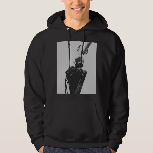 Veste À Capuche M noir ! SF ! Logo Hoddie de T (Devant)