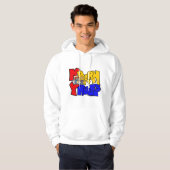 Veste À Capuche Ma Barre Mes Règles Vache (Devant entier)