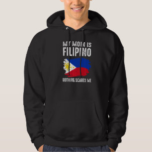 Veste À Capuche Ma Mère Est Philippine Rien Ne Me Fait Peur Philip