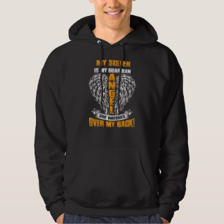 Veste À Capuche Ma Soeur Est Mon Ange Gardien Qu'Elle Surveille Su