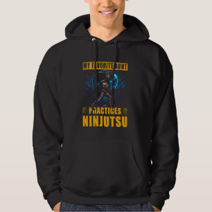 Veste À Capuche Ma tante préférée pratique Ninjutsu Ninja Warria