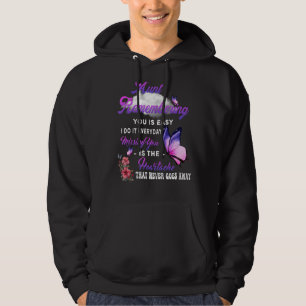 Veste À Capuche Ma Tante Qui Se Souvient De Vous Est Facile De Man