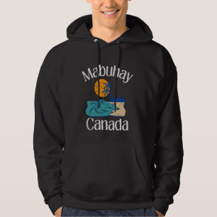 Veste À Capuche Mabuhay Canada Philippines Salutation Tagalog Pino