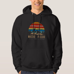 Veste À Capuche Machu Picchu Retro Llama - Cuzco Pérou - Pérou Inc