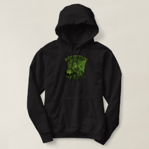 Veste À Capuche Madame féerique verte d'absinthe