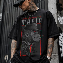 Mafia Monkey Smoking Cigar Graphic T-Shirt | Japan