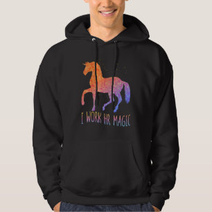 Veste À Capuche Magie des RH Licorne Ressources Humaines Graphique