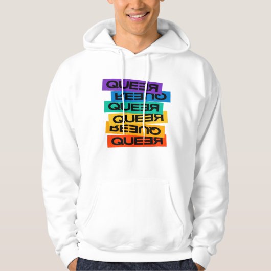 Veste À Capuche Magnet de voiture. LGBT+Pride. Queer. (Devant)