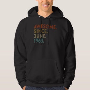 Veste À Capuche Magnifique depuis juin 1963 Vintage 59e anniversai