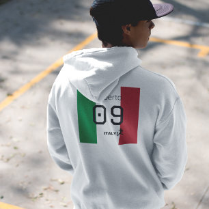 Veste À Capuche Maillot de foot personnalisé tricolore national it