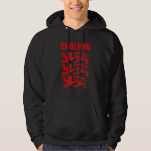 Veste À Capuche Maillot de footballeur d'Angleterre Red Lion