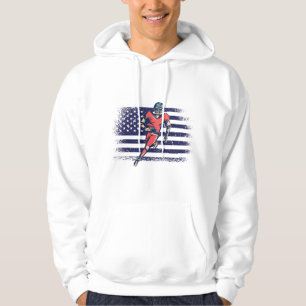 Veste À Capuche Maillot de supporter de football américain drapeau