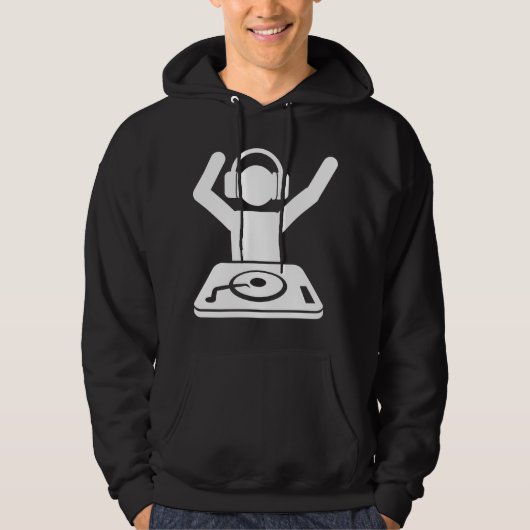 Veste À Capuche Mains du DJ dans le ciel (Devant)