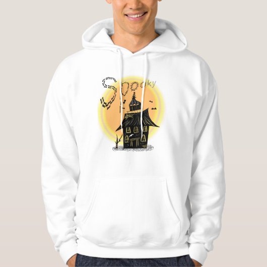 Veste À Capuche Maison Hantée Halloween Épouvantable (Devant)
