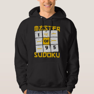 Veste À Capuche Maître Sudoku Sudoku Champion Math Jeu Joke Sa