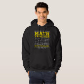 Veste À Capuche Maîtrise Enseignant Mathématique Mathématiques Num (Devant entier)