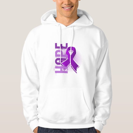 Veste À Capuche Malformation de Chiari de l'espoir 2 (Devant)