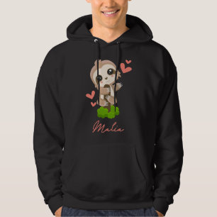 Veste À Capuche Malia Sloth Baby Girl Coeurs mignons